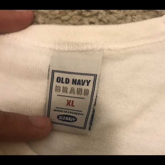 Vintage Old Navy white long long sleeve - Picture 3 of 4